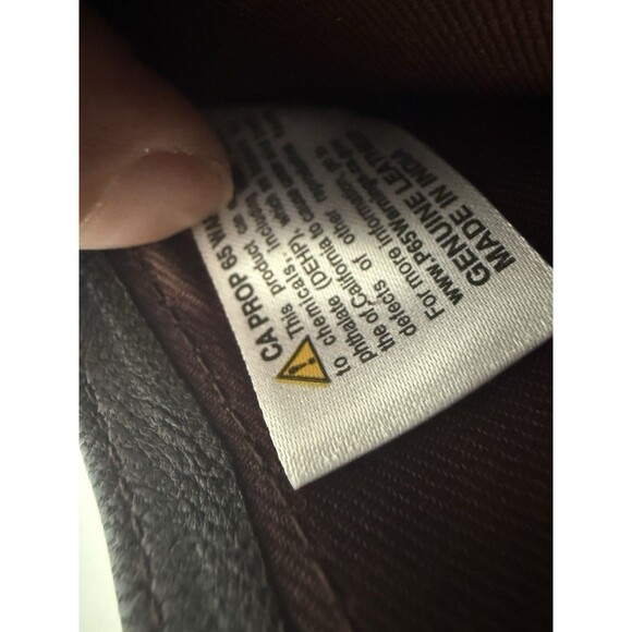 American Bison Genuine Leather Trifold Wallet Brown NEW - Picture 4 of 9